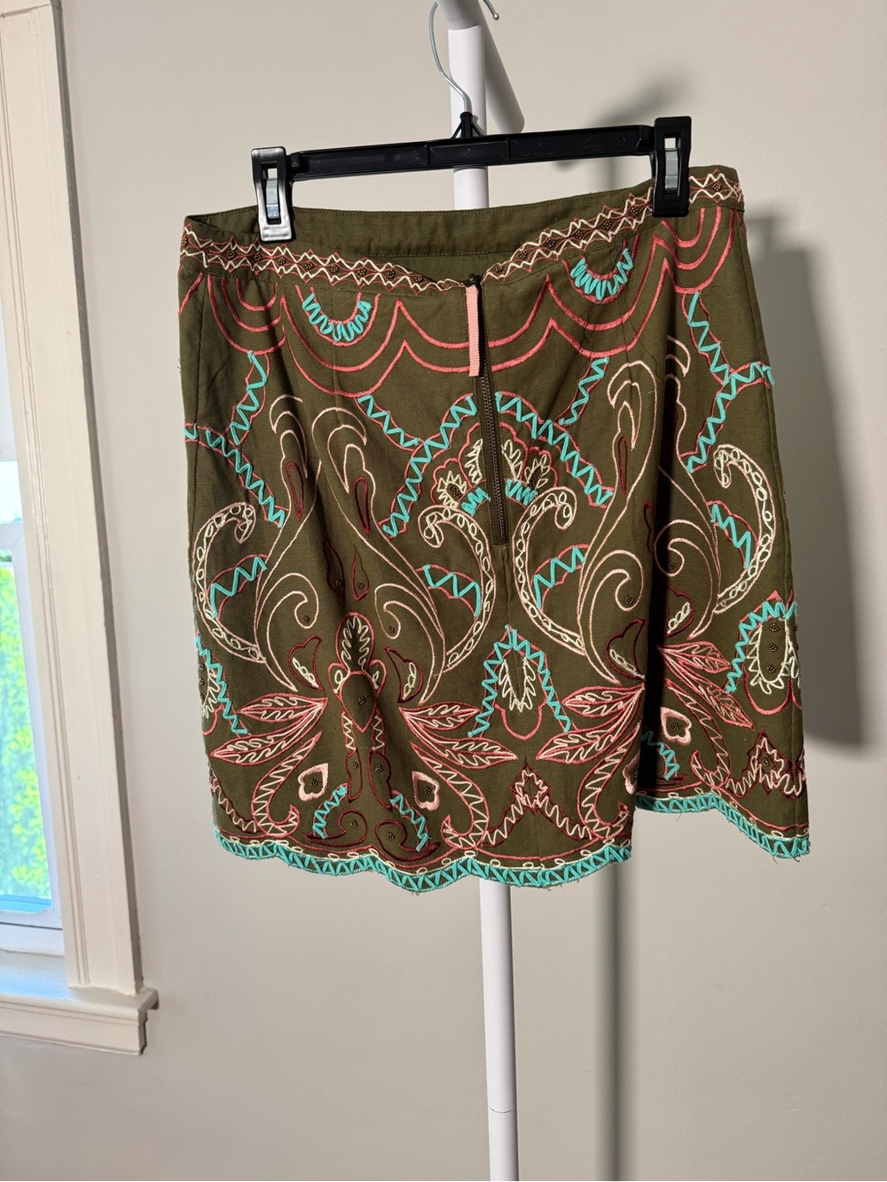 Anthropologie A-Line Mini Skirt - Picture 6 of 7